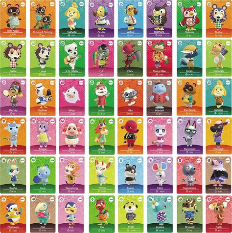 amiibo cards new horizons nfc|all animal crossing amiibo cards.